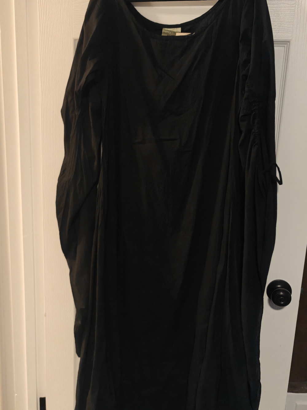 Holy Clothing Huntress Maxi Chemise Black Midnight